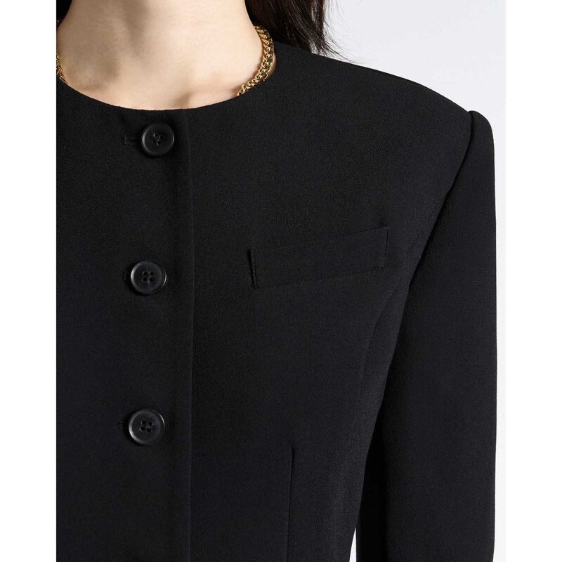 Cue Crepe Button Through Mini Dress image number 2